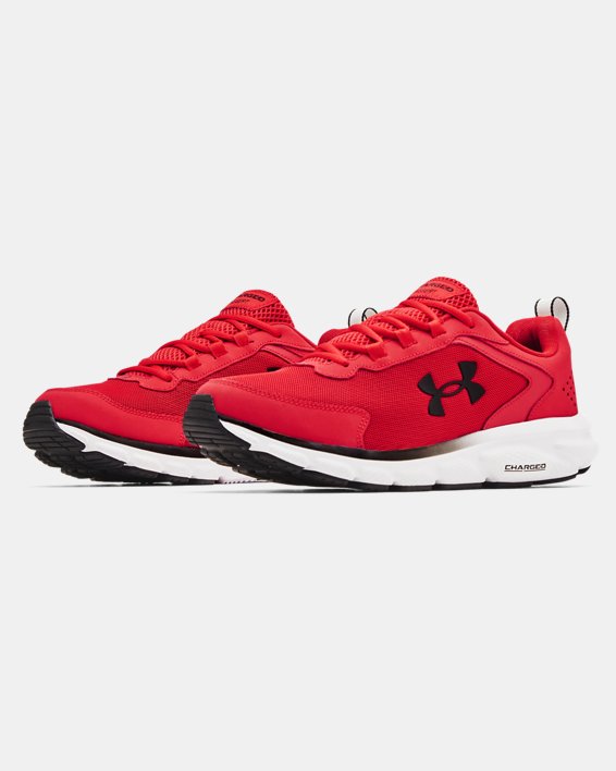 Men's UA Charged Assert 9 Running Shoes, Red, pdpMainDesktop image number 3
